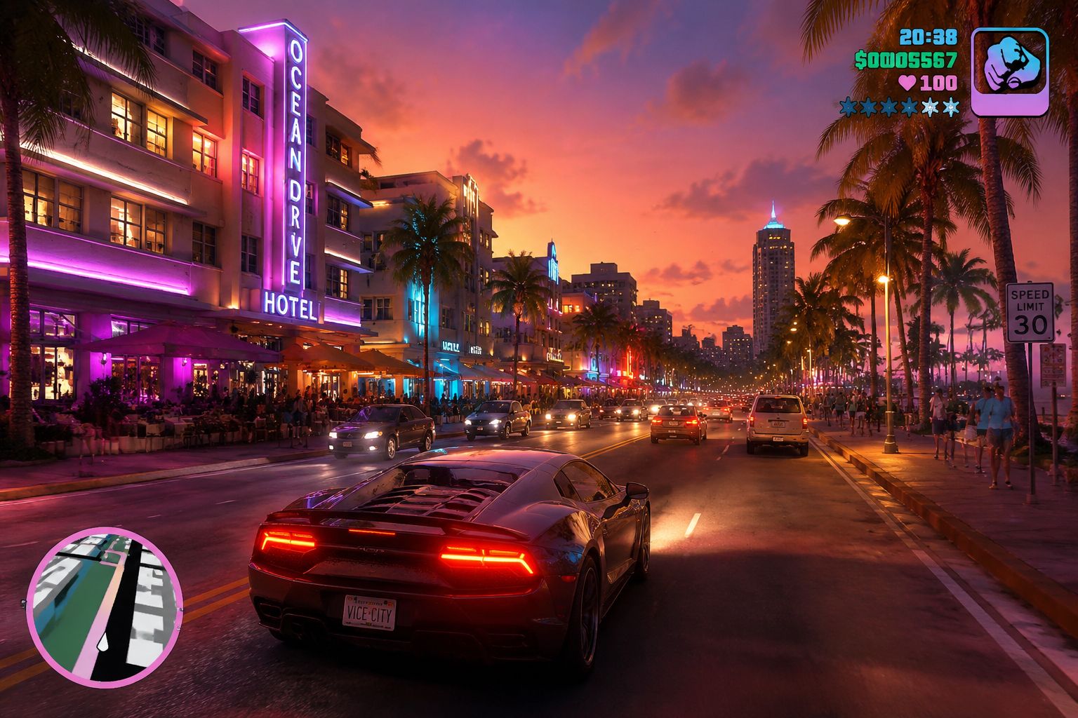 GTA 6 Vice City gameplay on console