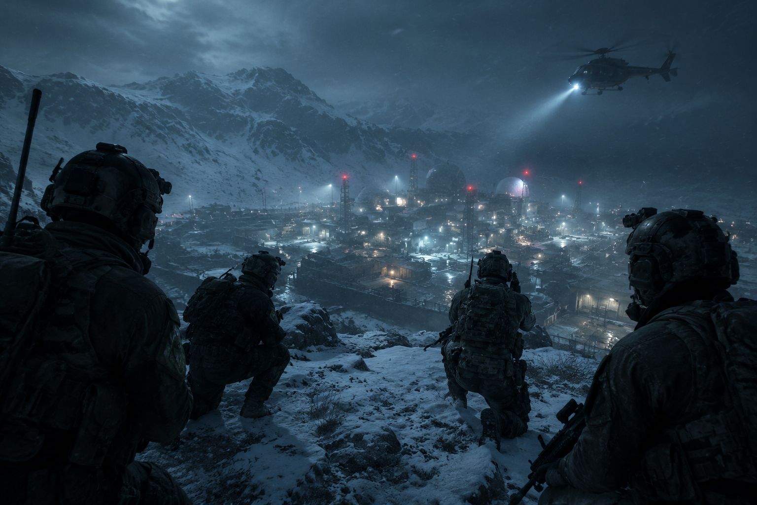 Chemical weapon facility infiltration in MW4 campaign