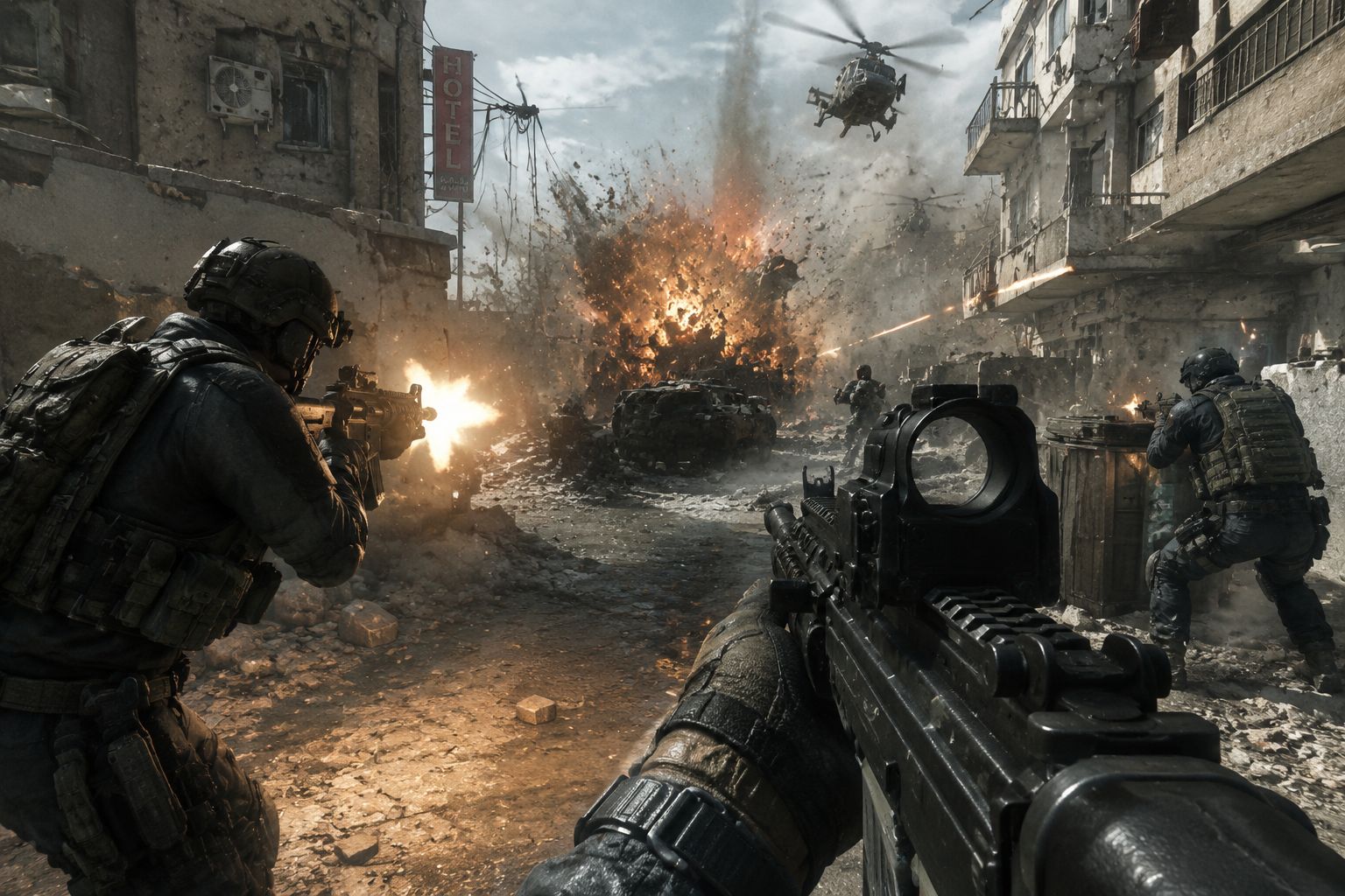 Modern Warfare 4 multiplayer action screenshot showcasing new gameplay